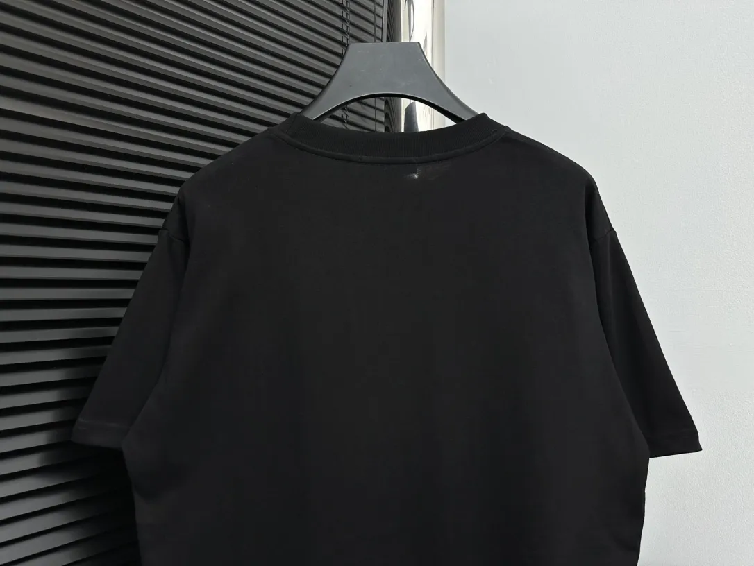 【YSL】 24ss Classic logo t Classic 260g ! ， ，os ， ， Same Style。 ：Black，White Size：XS-L